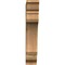 Ekena Millwork Legacy Traditional Rough Sawn Bracket, Western Red Cedar, 4"W x 18"D x 22"H BKT04X18X22LEC01RWR - alternate 3